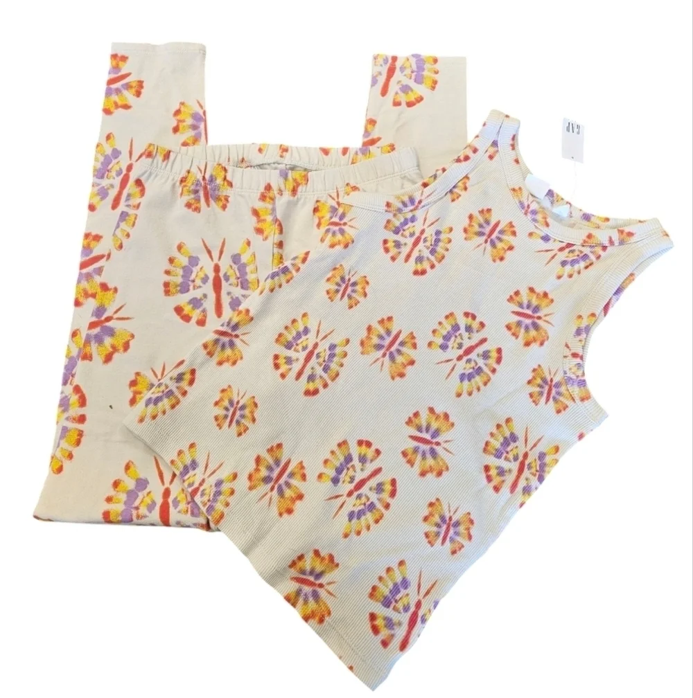 Gap Kids Big Girls Butterfly Multi Pant Set NEW